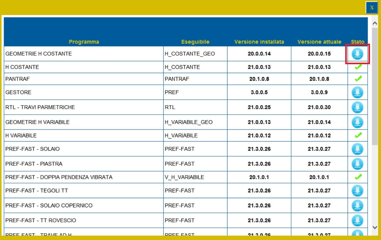 Download Aggiornamento