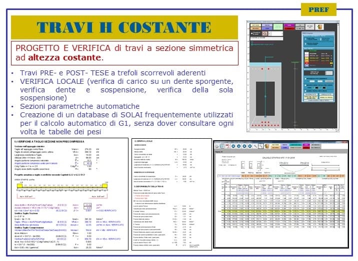 calcolo travi precompresse pretese e post-tese