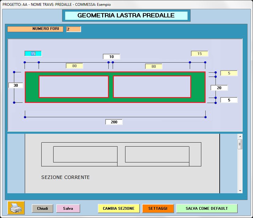 LASTRA PREDALLE 2 FORI