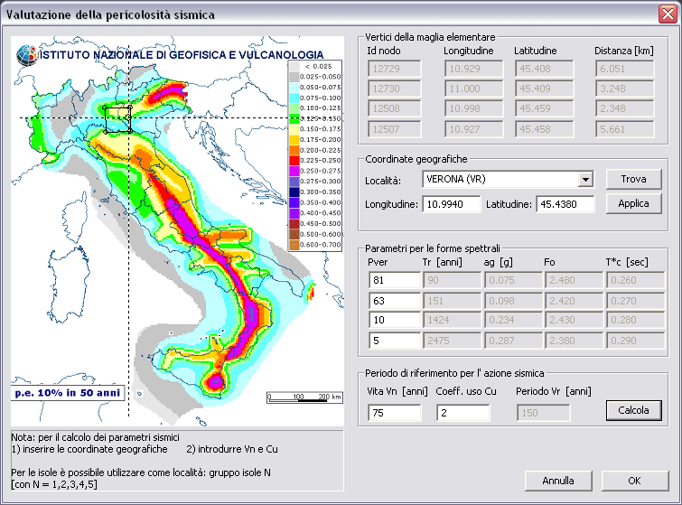 verifica sismica