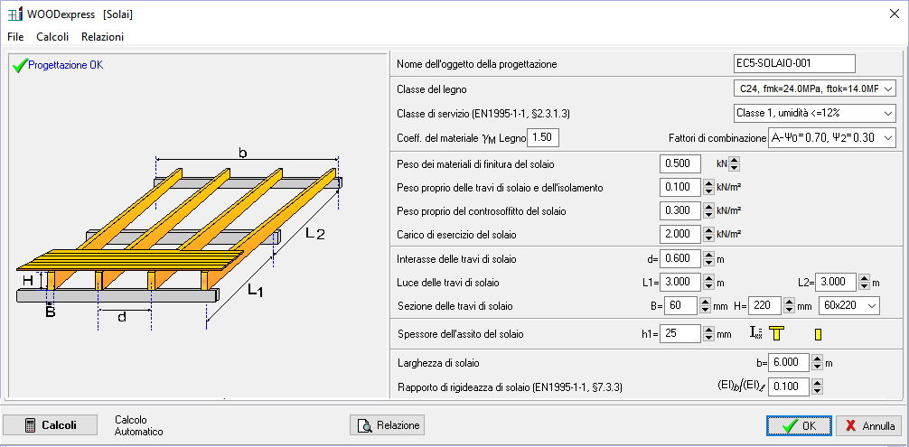 Progetto di solai