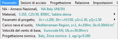 Parametri di base 