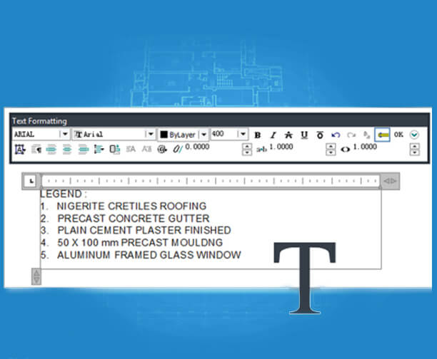 MText  testo su più righe, funzioni di editing di testo completo