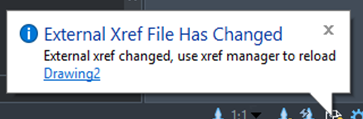 Ora puoi ricaricare il file xrif modificato direttamente facendo clic sul file