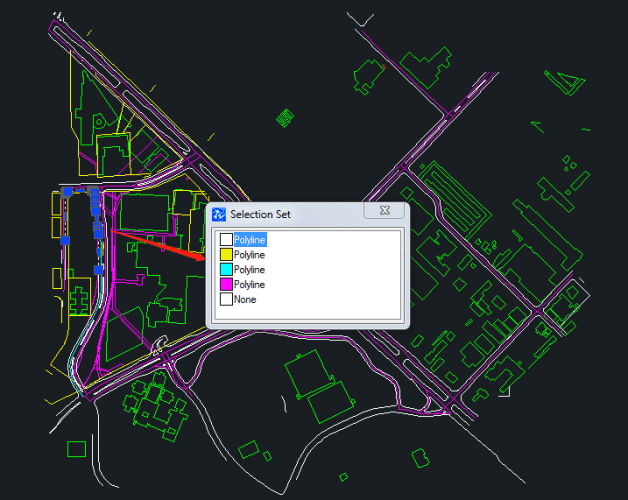 Selection Set for Overlapped Object