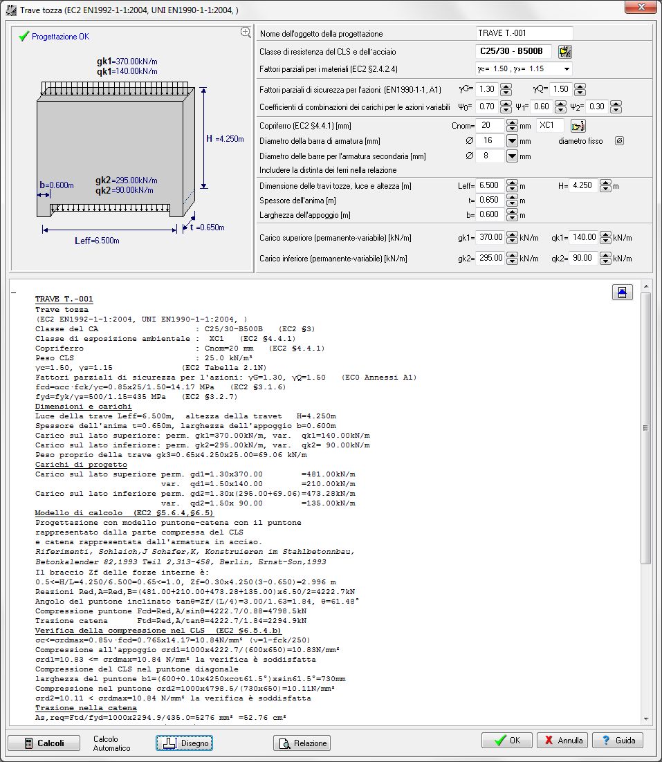 software di calcolo per travi tozze